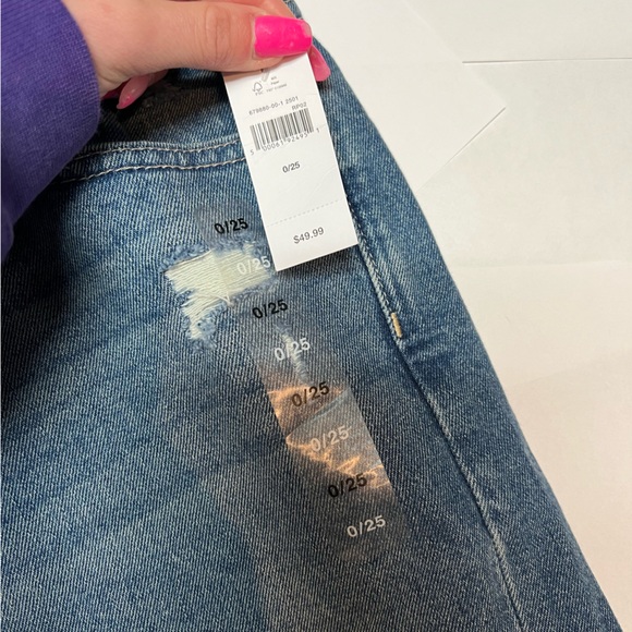 Denim midi shorts - Picture 3 of 8